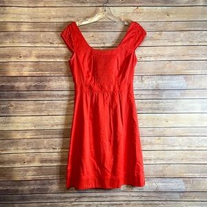 Size 0 Gianni Bini Coral Cap Sleeve Dress